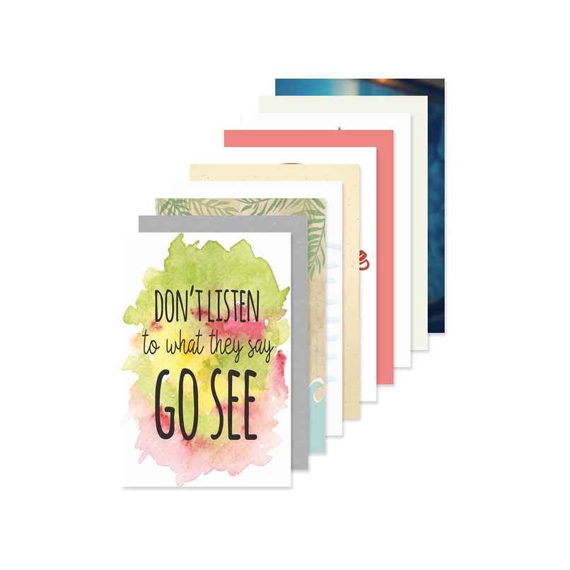 Paper Plane Design Wall Posters For Office Decor | Set of 10 | Size | 12 Inch x 18 Inch | D12