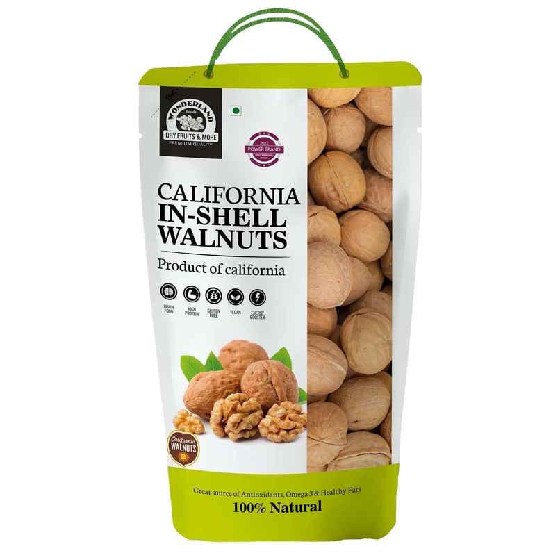 Wonderland Foods Vrat California In-shell Walnuts Wonderland Foods Vrat California In-shell Walnuts