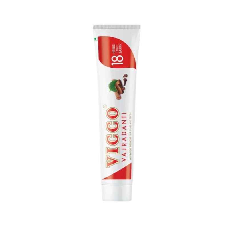 Vicco Vajradanti Ayurvedic Toothpaste | Herbal Gum Care for Strong & Healthy Tooth Vicco Vajradanti Ayurvedic Toothpaste | Herbal Gum Care for Strong & Healthy Tooth