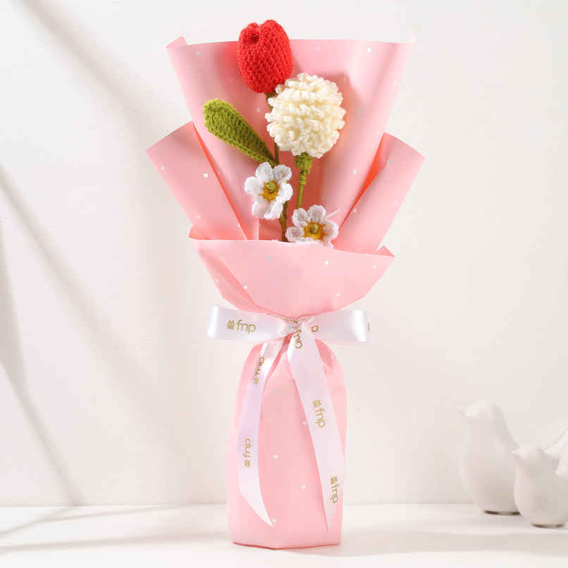 Crochet Flower Petals Bouquet | Keepsake Gift | FNP