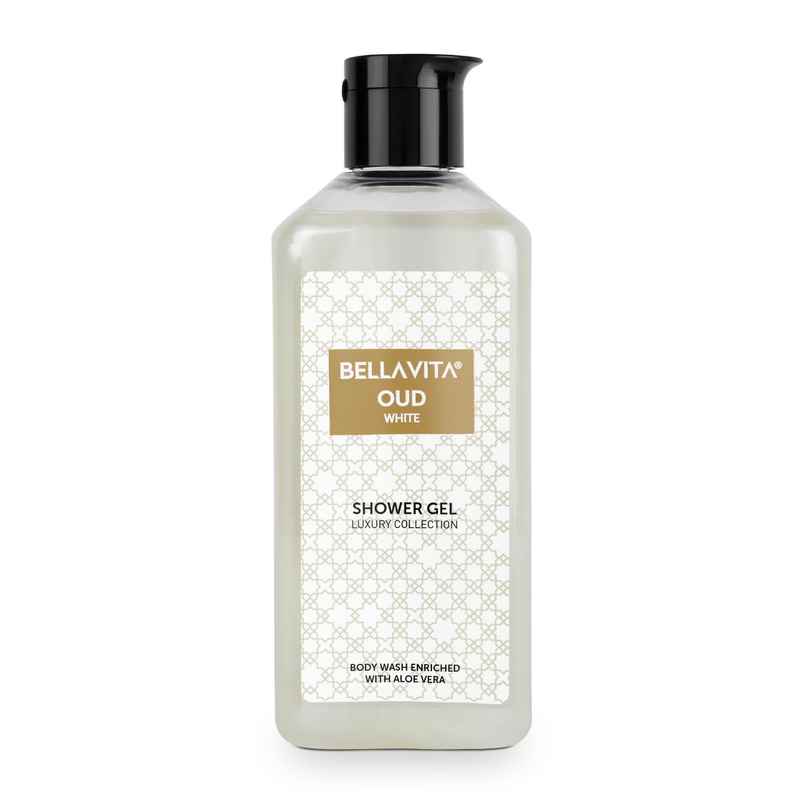 BellaVita OUD White Unisex Shower Gel for Men and Women