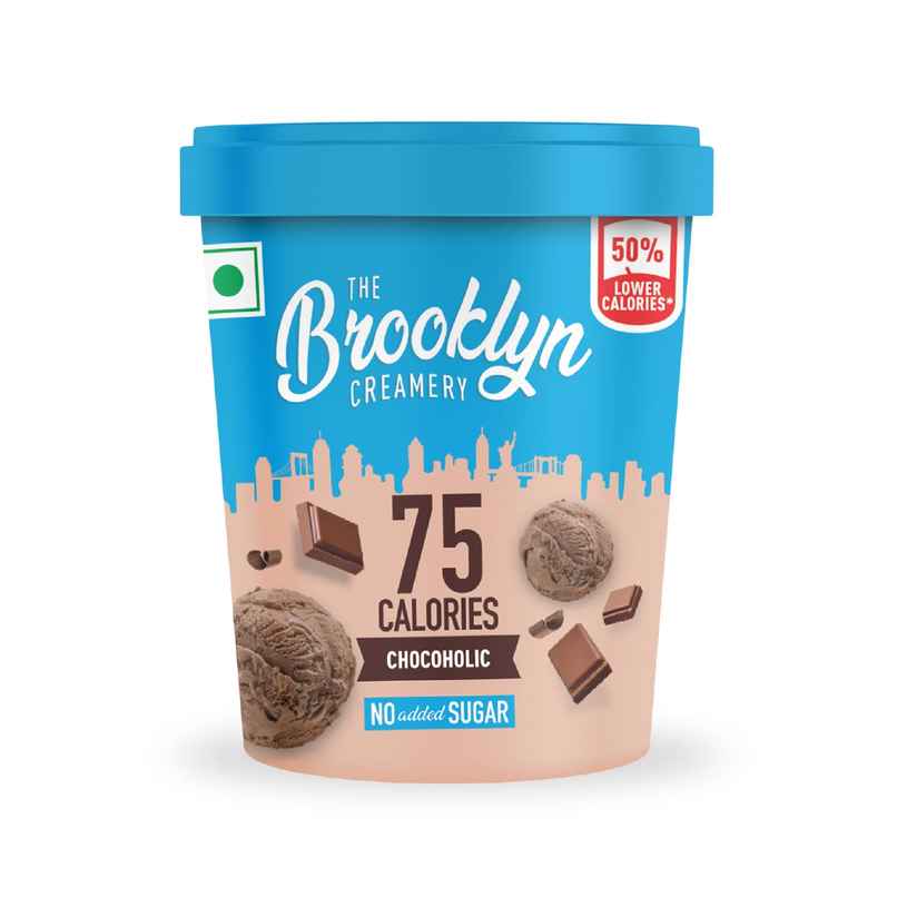 The Brooklyn Creamery Chocoholic Ice Cream Cup | Low Calorie Zero Added Sugar The Brooklyn Creamery Chocoholic Ice Cream Cup | Low Calorie Zero Added Sugar