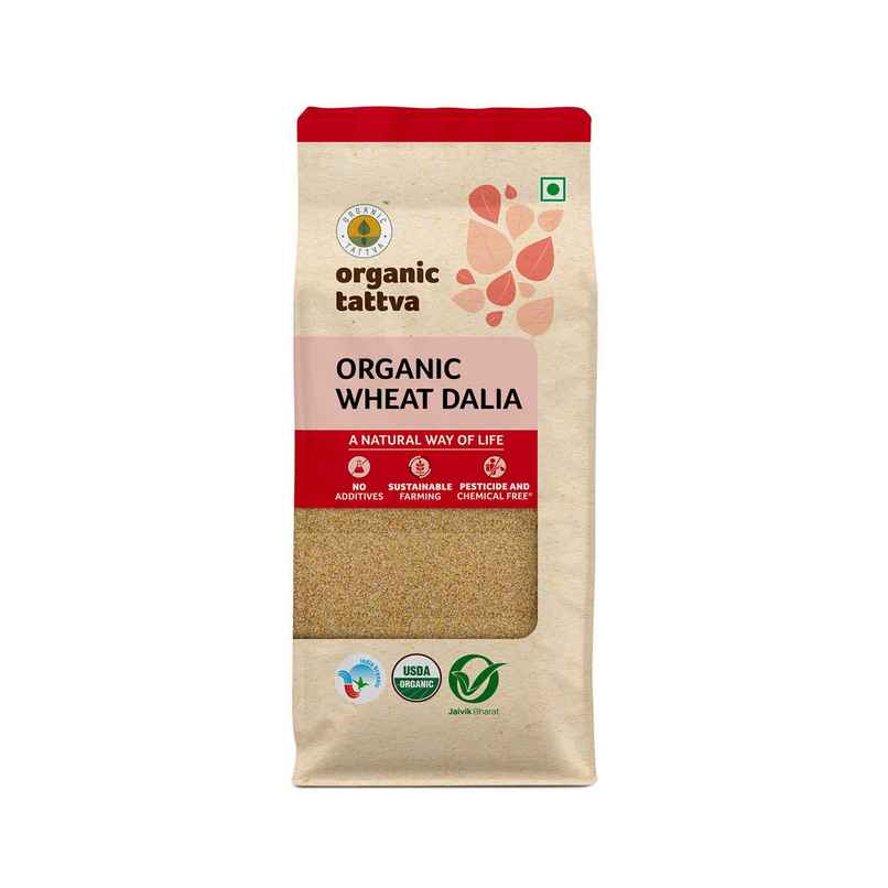 Organic Tattva Organic Wheat Dalia Organic Tattva Organic Wheat Dalia