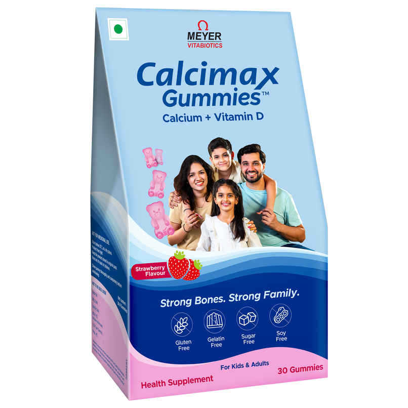 Calcimax Calcium Gummies with Vitamin D3 | Bone, Teeth and Joint Health Support Calcimax Calcium Gummies with Vitamin D3 | Bone, Teeth and Joint Health Support