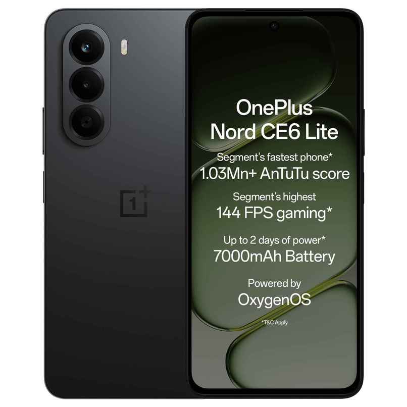 Oneplus Nord CE6 Lite | 8GB RAM | 256GB Storage | Hyper Black