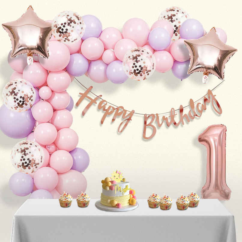 First Birthday Decoration Items for Baby Girl and Boy | Party Propz