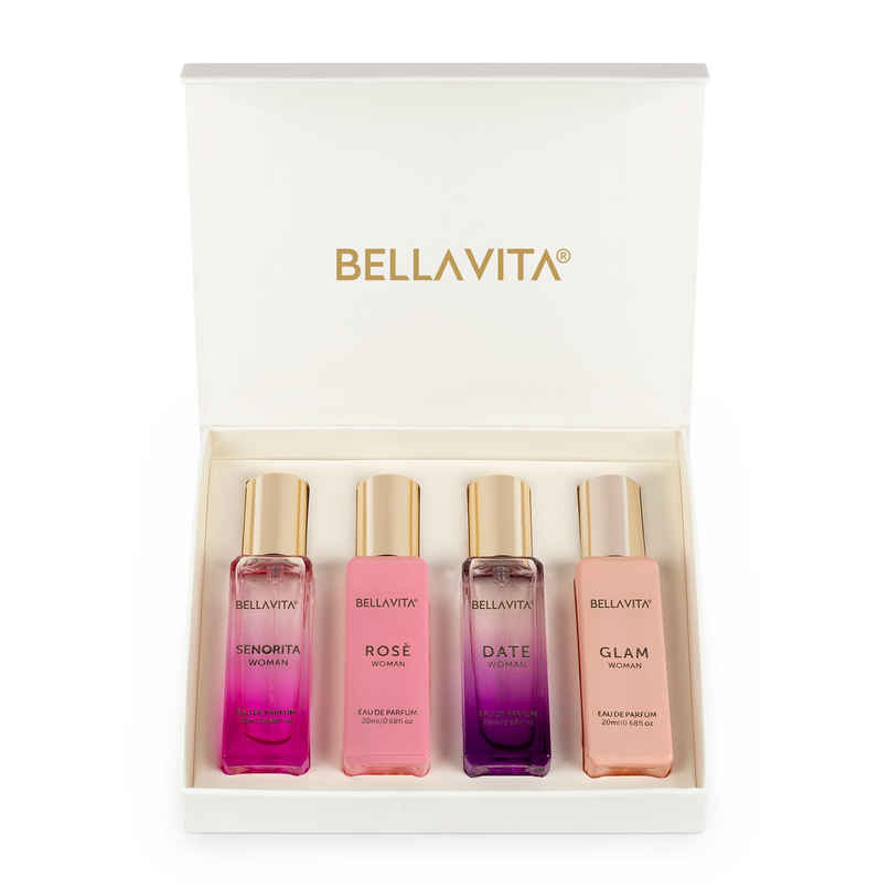 Bella Vita Organic Luxury Perfumes Gift Set For Women | Elegant Everyday Fragrance Blends Bella Vita Organic Luxury Perfumes Gift Set For Women | Elegant Everyday Fragrance Blends