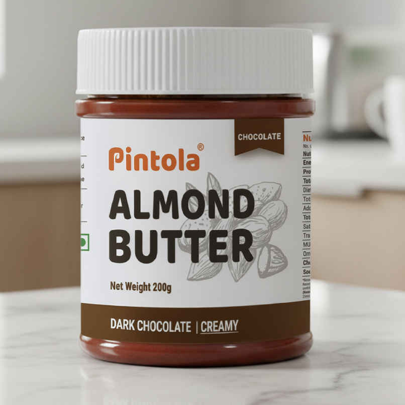 Pintola Almond Choco Spread Creamy High Protein & Fiber Gluten & Cholesterol Free