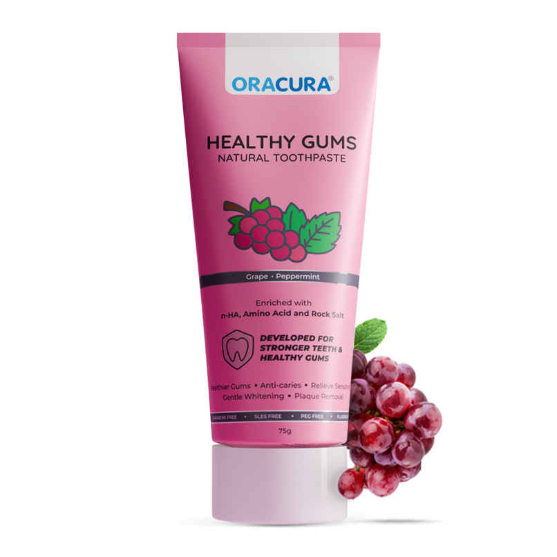 Oracura Healthy Gums Natural Toothpaste Grapes