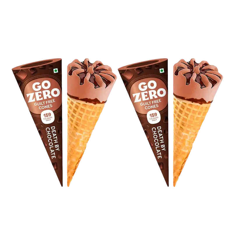 Go Zero Death By Chocolate | Ice Cream Cone Combo