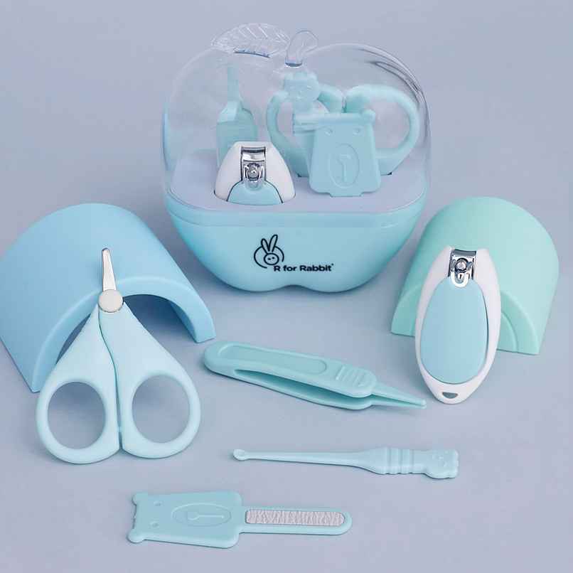 R for Rabbit Stylo Apple Baby Manicure Set Blue
