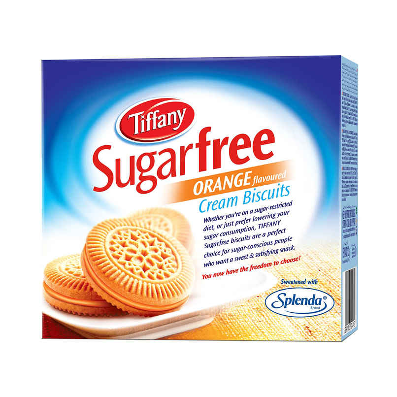 Tiffany Sugar Free Orange Flavour Cream Biscuits Tiffany Sugar Free Orange Flavour Cream Biscuits