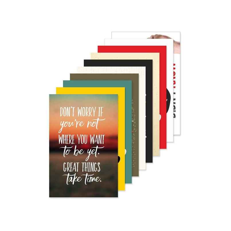 Paper Plane Design Wall Posters For Office Decor | Set of 10 | Size | 12 Inch x 18 Inch | D66