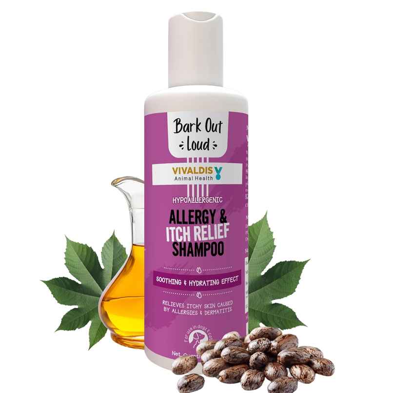 Bark Out Loud Hypoallergenic Allergy & Itch Relief Shampoo for Cats & Dogs
