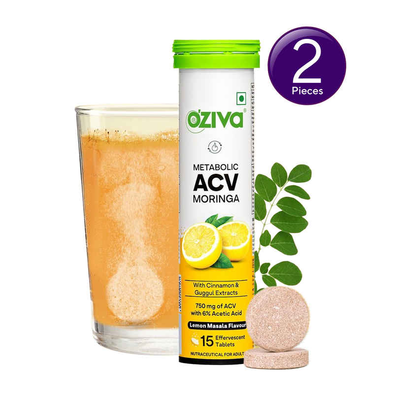 Oziva Acv Moringa For Weigh Loss Lemon Masala Combo