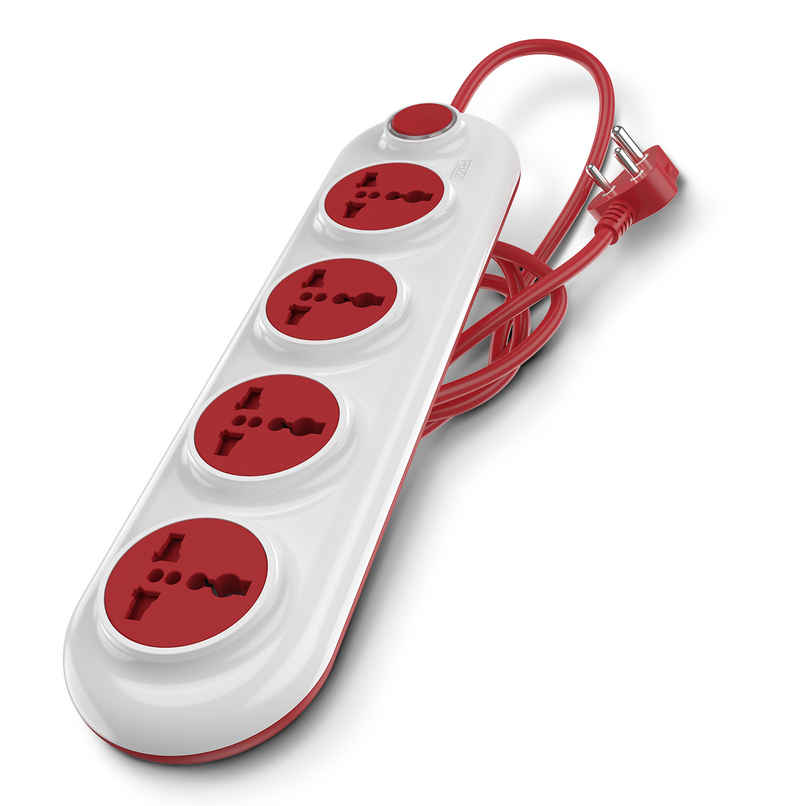 GM 3253 I-Croft 4+1 Power Strip - Master Switch | Indicator | Safety Shutter