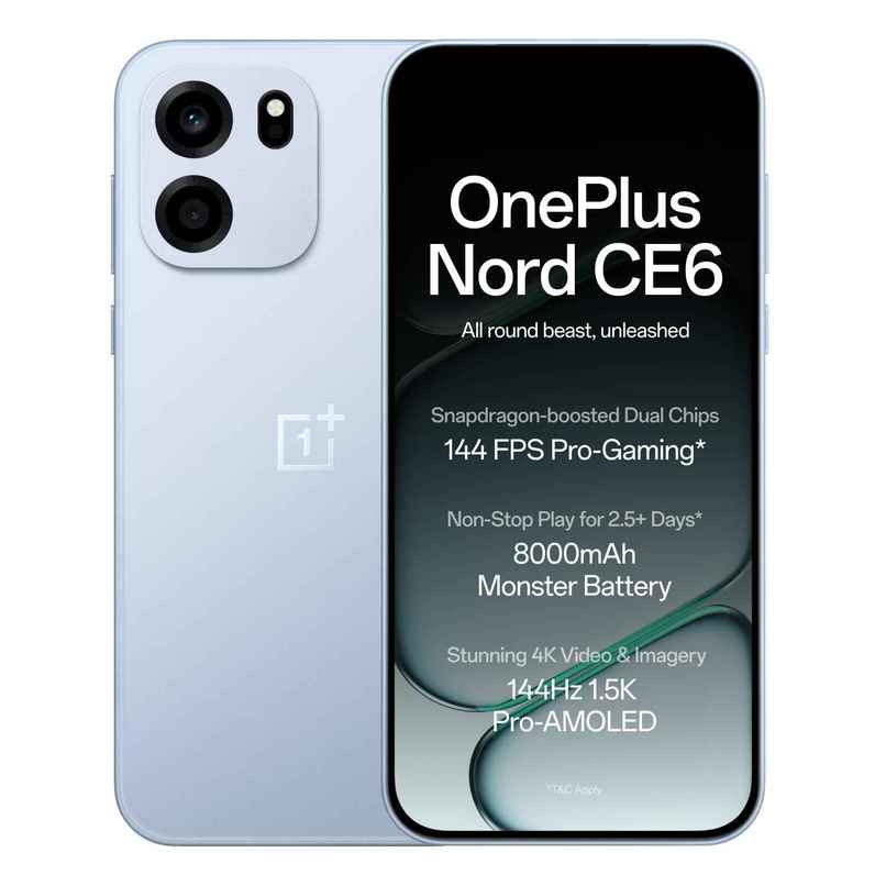 OnePlus Nord CE6 | 8 GB RAM | 256 GB Storage | Flash Blue