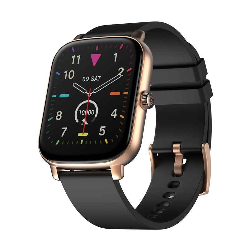 Noise Colorfit Icon Buzz Smartwatch | 1.69” LCD Display | Noise Health Suite - Midnight Gold