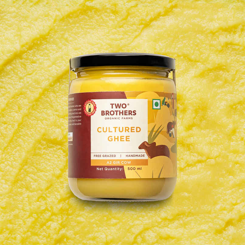 Two Brothers A2 Cultured Cow Ghee | Desi Gir Cow Two Brothers A2 Cultured Cow Ghee | Desi Gir Cow