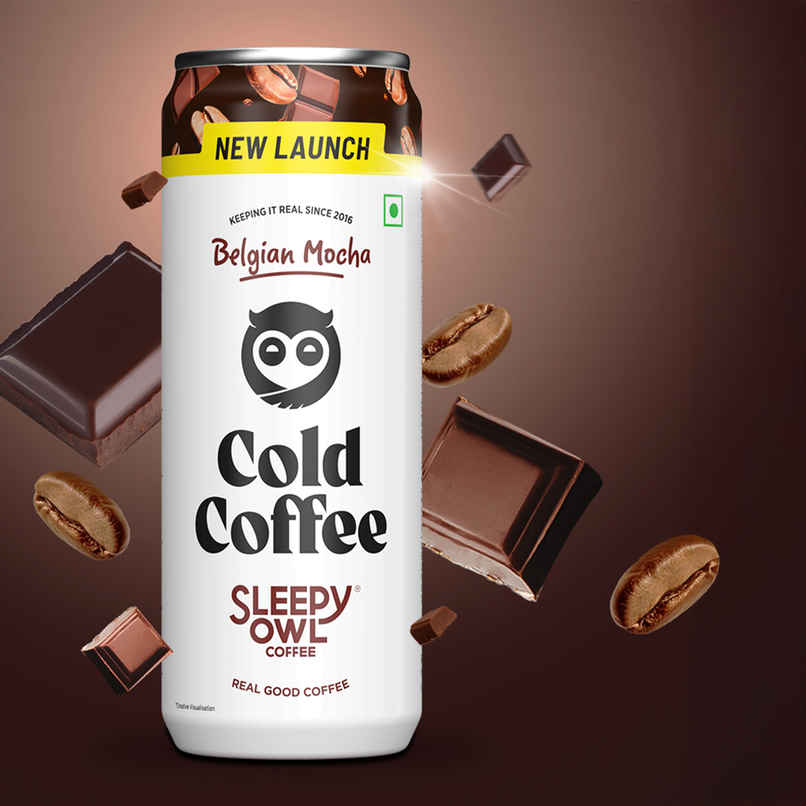 Sleepy Owl Belgian Mocha Cold Coffee Can | Ready to Drink Coffee Beverage