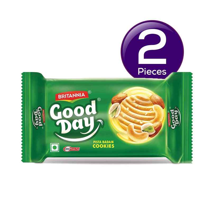 Britannia Good Day Pista and Badam Dry Fruit Biscuits | Combo