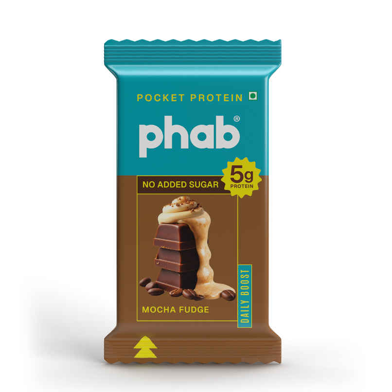 Phab Mocha Fudge Pocket Protein Bar - 5g Mini Protein Bar