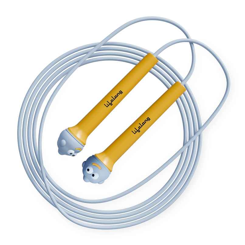 Lifelong Skipping Rope with Counter for Workout | Grey | 290 cm Lifelong Skipping Rope with Counter for Workout | Grey | 290 cm