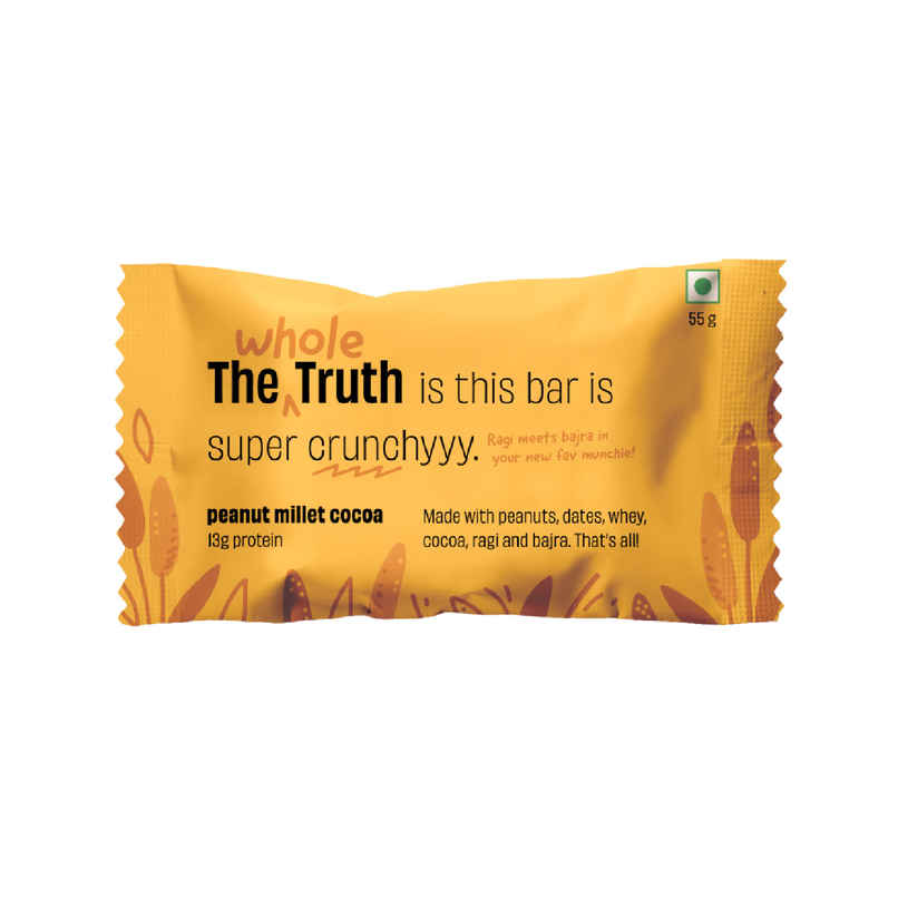 The Whole Truth Peanut Cocoa Millet Bar