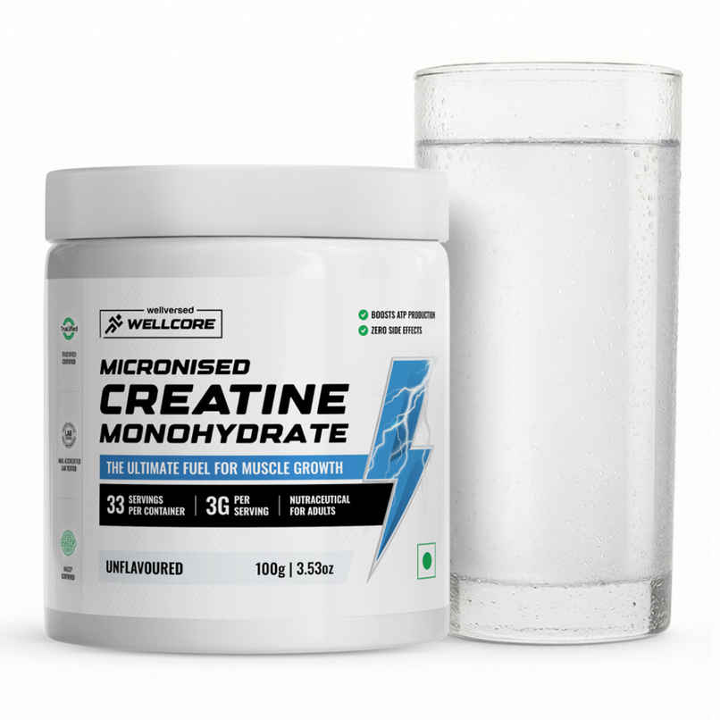Wellcore Micronised Unflavored Creatine Monohydrate | 33 servings