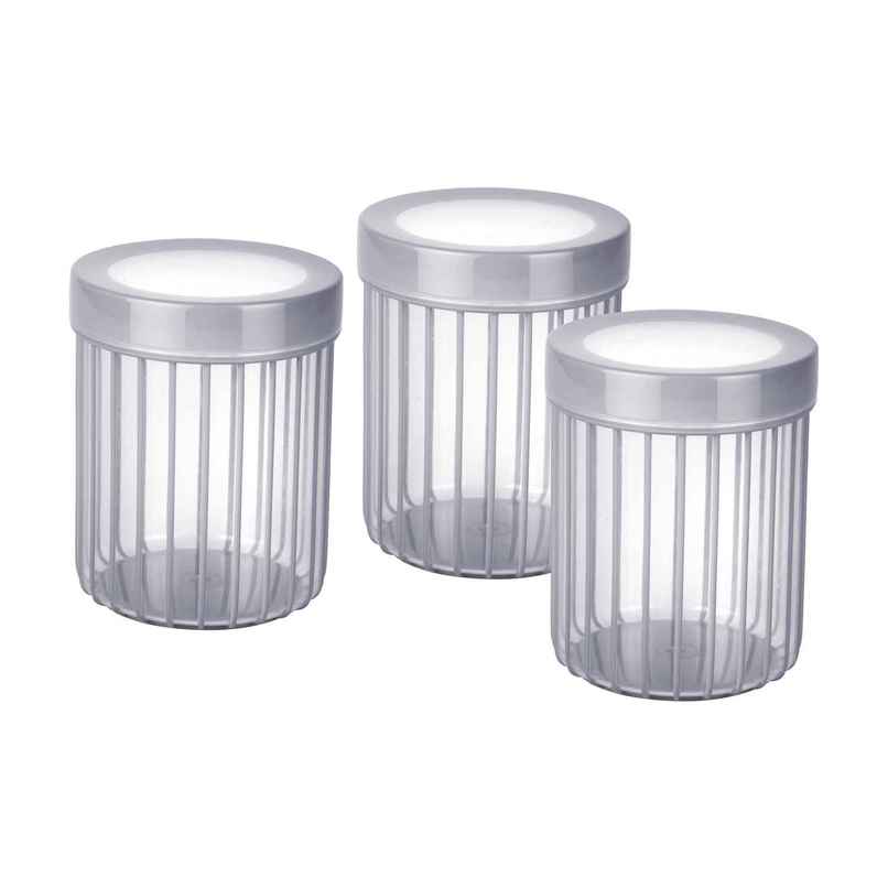 Joyo Better Home Linea Container 1000 ml (3 Pcs Set)- Grey Joyo Better Home Linea Container 1000 ml (3 Pcs Set)- Grey