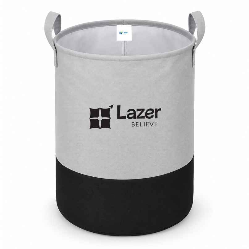Lazer Foldable Laundry Bag | 45 L | Grey