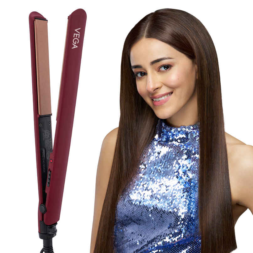 Vega SleekOn Hair Straightener for Women with 230 Degree Celsius Heating Temperature | VHSH-44 Vega SleekOn Hair Straightener for Women with 230 Degree Celsius Heating Temperature | VHSH-44