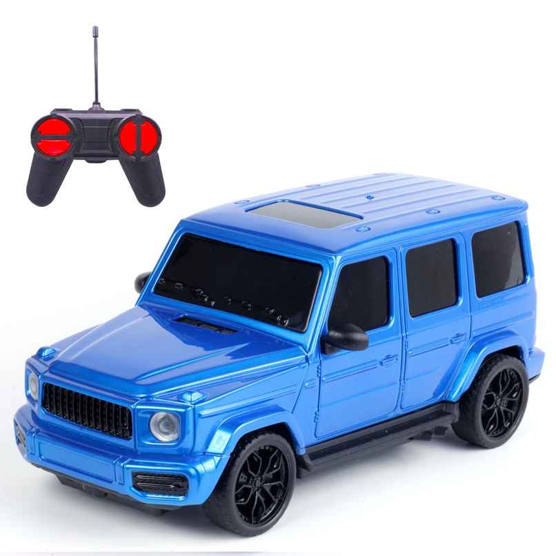 Race N Roll Hi Speed Rechargeable Remote Control Car 1:24 - G Wag Blue Race N Roll Hi Speed Rechargeable Remote Control Car 1:24 - G Wag Blue