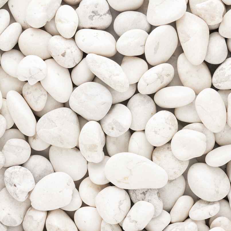 Trustbasket White Pebbles - 1 Kg Trustbasket White Pebbles - 1 Kg