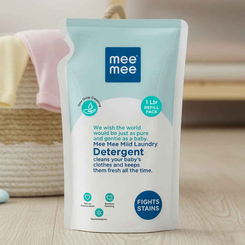Mee Mee Mild Baby Liquid Laundry Detergent - One Drop Cleaning Mee Mee Mild Baby Liquid Laundry Detergent - One Drop Cleaning