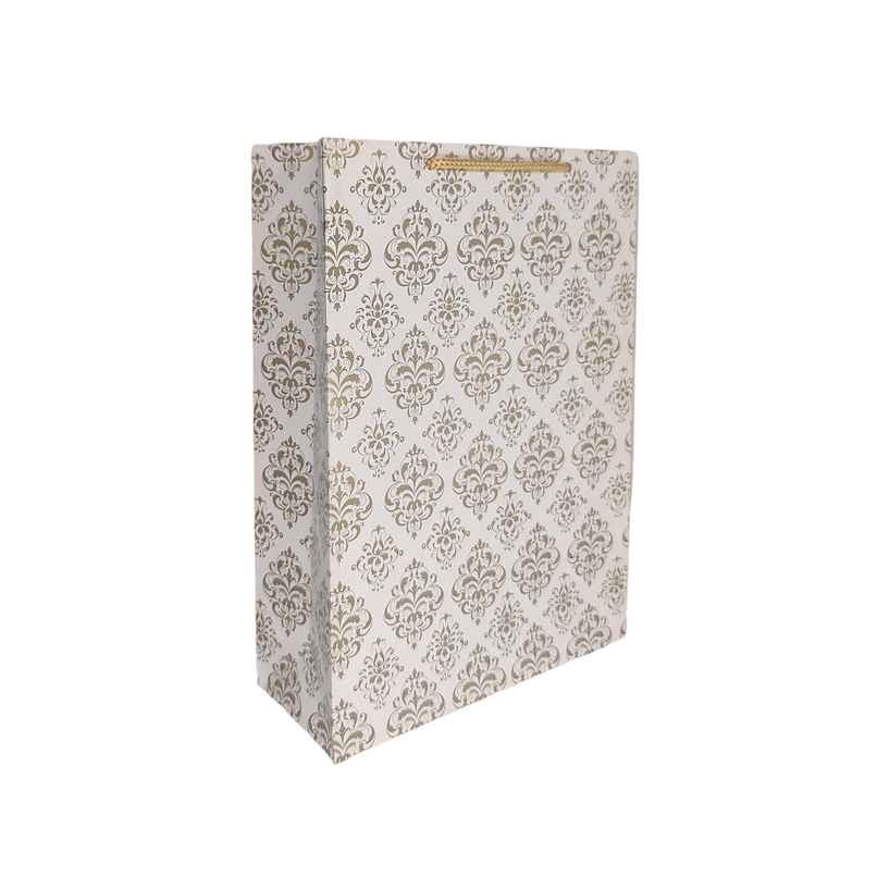 ABK Paper Gift Bag Single Bag - 12 x 8 x 3 Inches - Big Size (Colour May Vary)