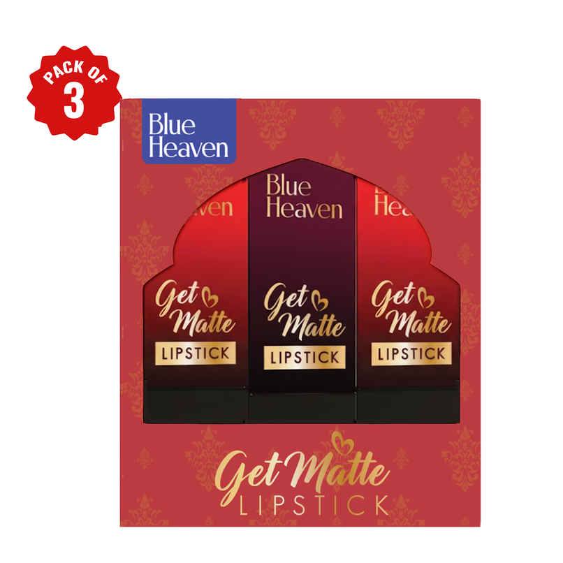 Blue Heaven Get Matte Lipstick Soft Matte Finish | Red & Maroon