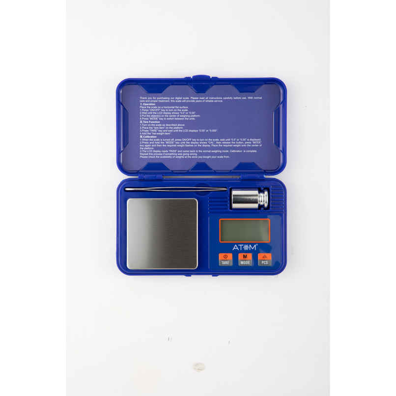 ATOM A 410 Gold Digital Pocket Scale with Capacity 200 g | Jewellery, Precious Gems Stone & Salts.