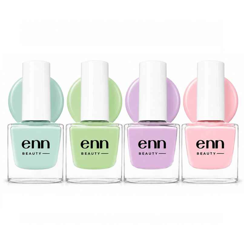 Enn Beauty Nail Paint | Pistachio Pastel Pack | Smooth, Chip Resistant Formula Enn Beauty Nail Paint | Pistachio Pastel Pack | Smooth, Chip Resistant Formula