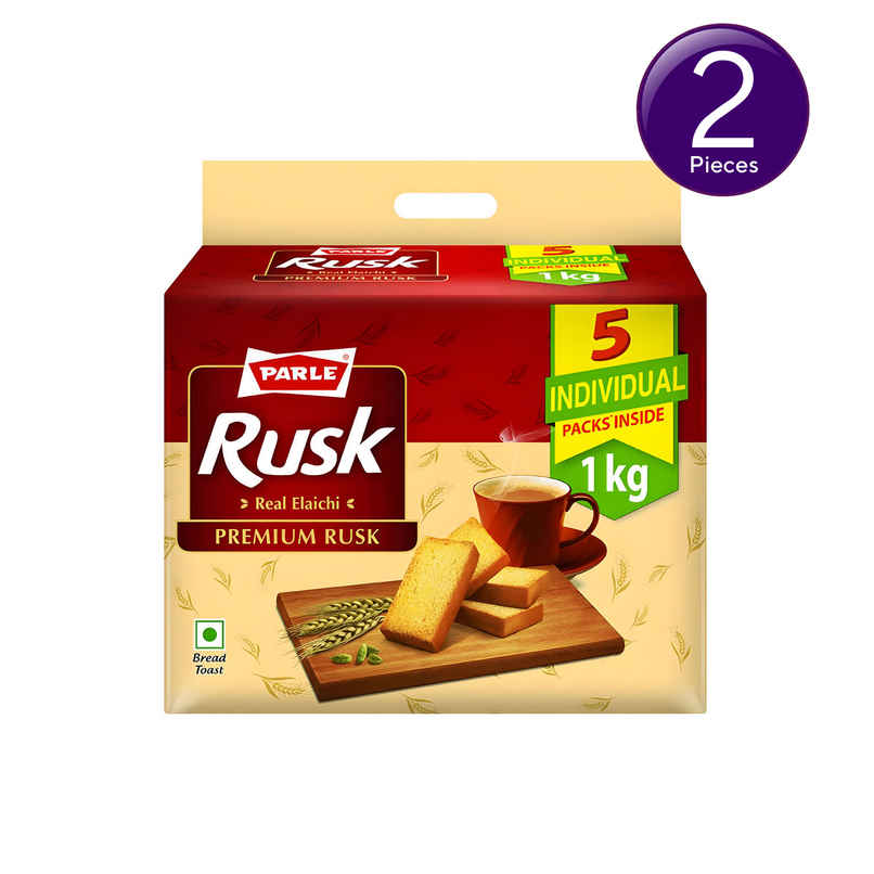 Parle Elaichi Rusk Combo Parle Elaichi Rusk Combo