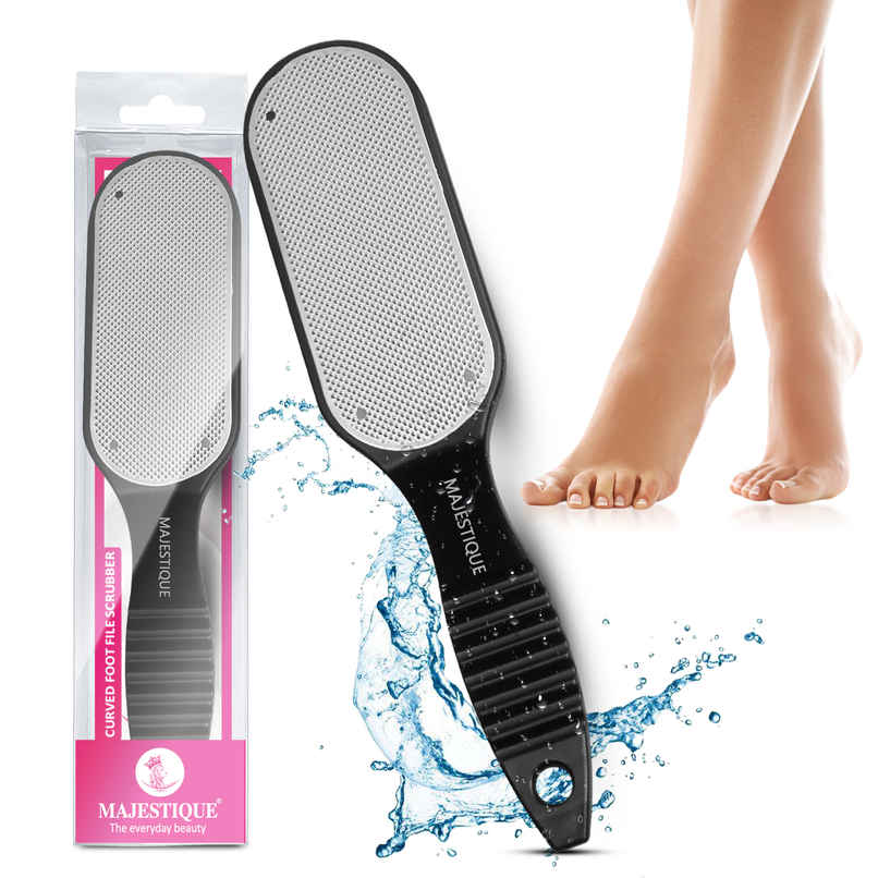Majestique Curved Foot Scrubber | Pedicure Tool for Dead Skin Removal | Multicolor Majestique Curved Foot Scrubber | Pedicure Tool for Dead Skin Removal | Multicolor