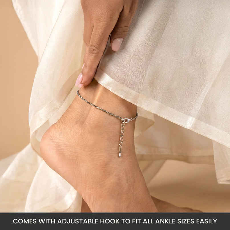 Astrotalk Raw Pyrite Anklet