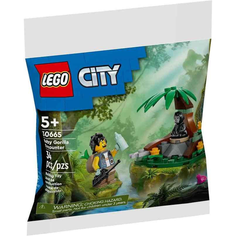 LEGO City Baby Gorilla Encounter 30665 ( 34 Pieces) LEGO City Baby Gorilla Encounter 30665 ( 34 Pieces)