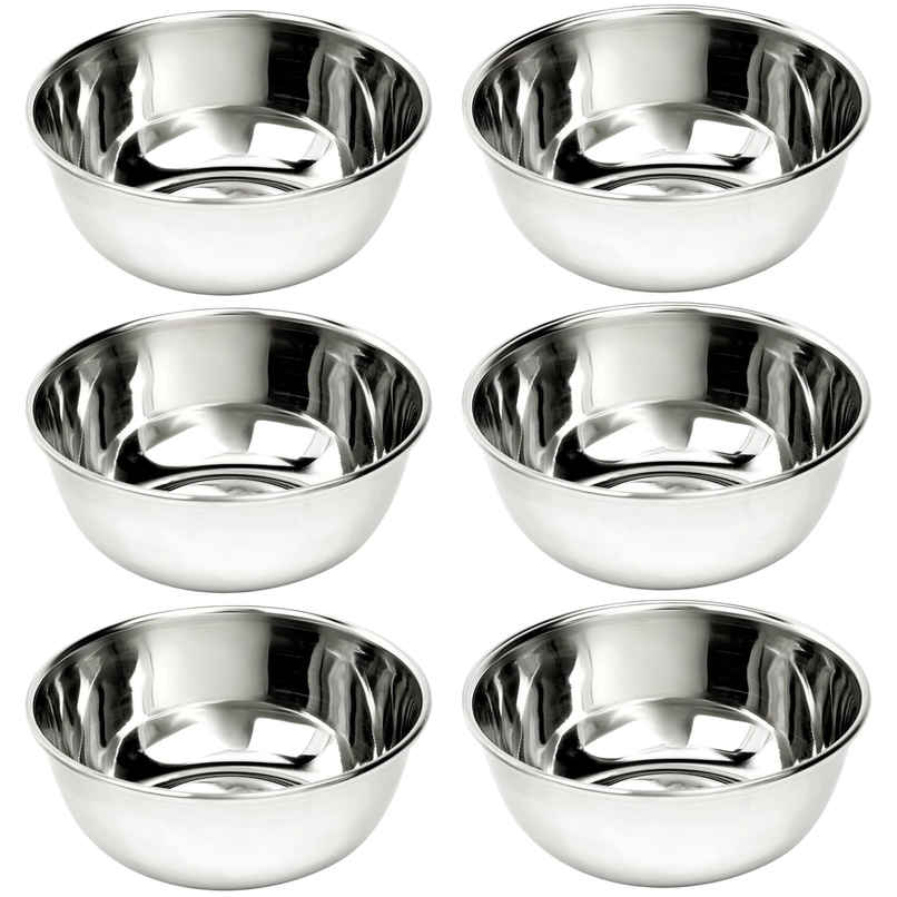 Jensons Stainless Steel 5 Inch Katori | Set of 6