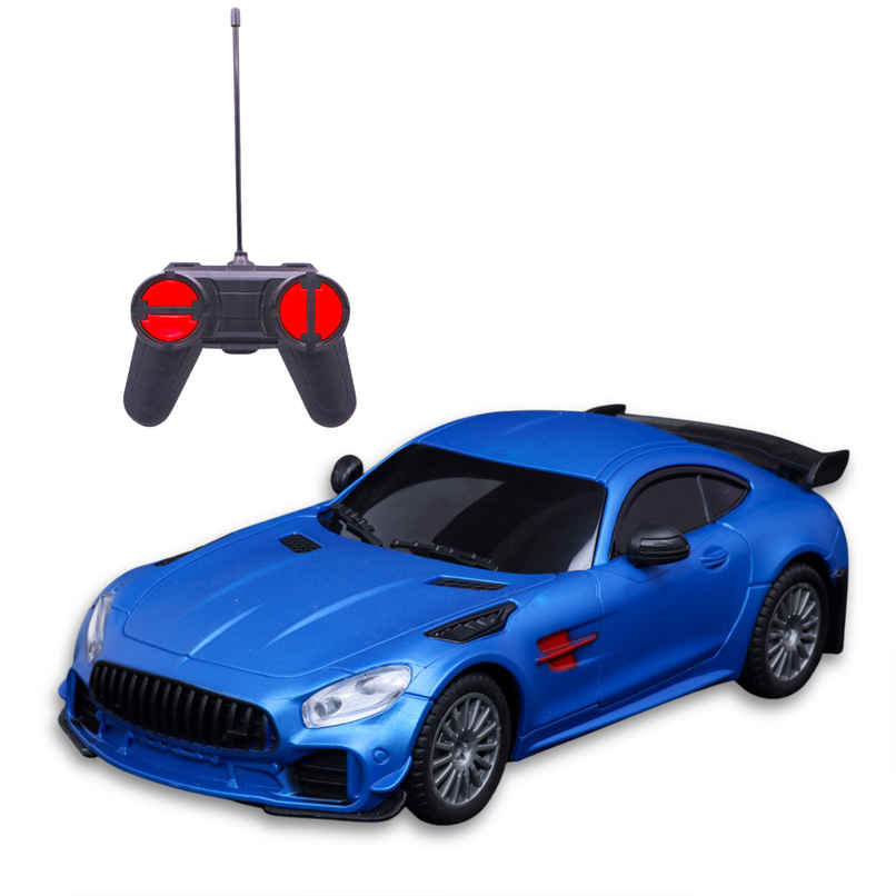 Race N Roll Hi Speed Rechargeable Remote Control Car 1:24 - Amg Blue Mat