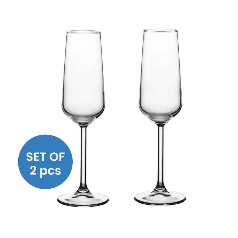 BAY6 Imported Champagne Glass Set - 195 ml - (2pc)