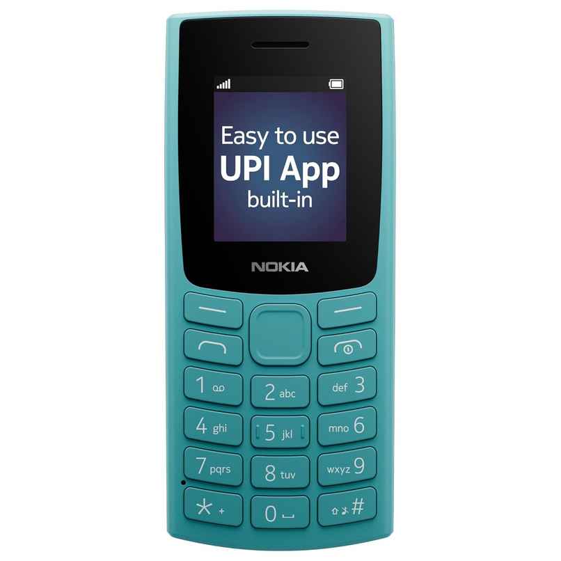 Nokia 105 Classic Single Sim Keypad Mobile | 1.7" Display | 800 mAh Battery | Built in UPI | Cyan Nokia 105 Classic Single Sim Keypad Mobile | 1.7" Display | 800 mAh Battery | Built in UPI | Cyan