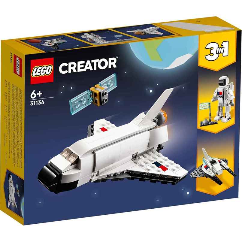 LEGO Creator Space Shuttle 31134 Building Toy Set with Astronaut and Spaceship Models for Kids LEGO Creator Space Shuttle 31134 Building Toy Set with Astronaut and Spaceship Models for Kids