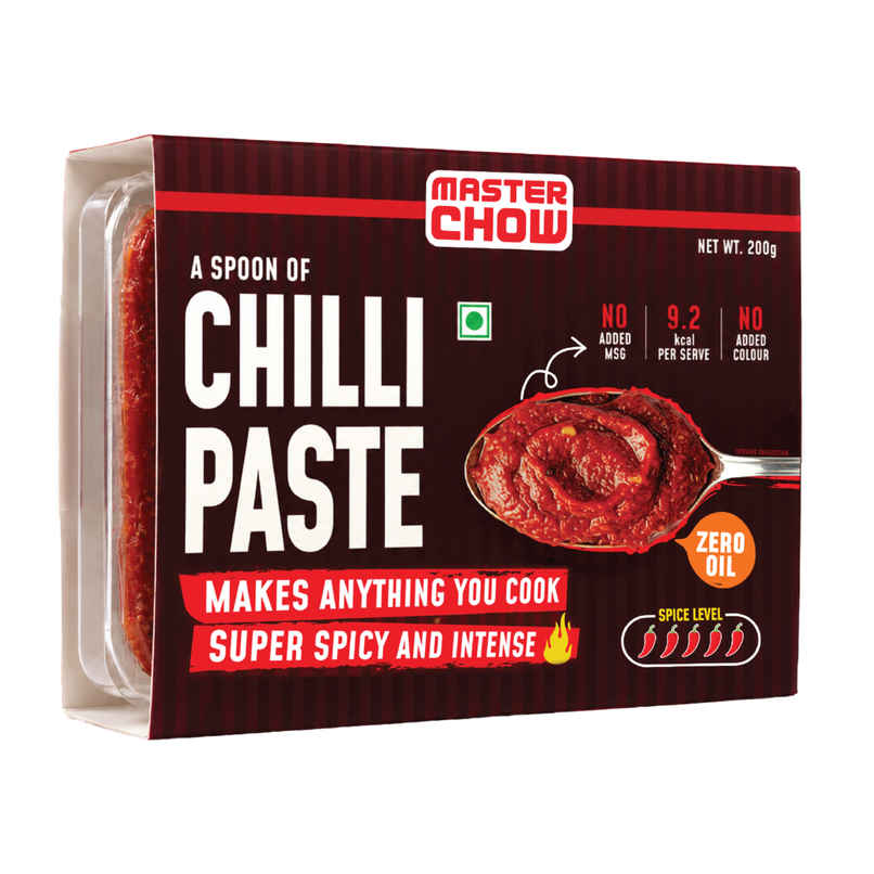 MasterChow Chilli Paste | No added Colour and MSG | Spice Level High MasterChow Chilli Paste | No added Colour and MSG | Spice Level High