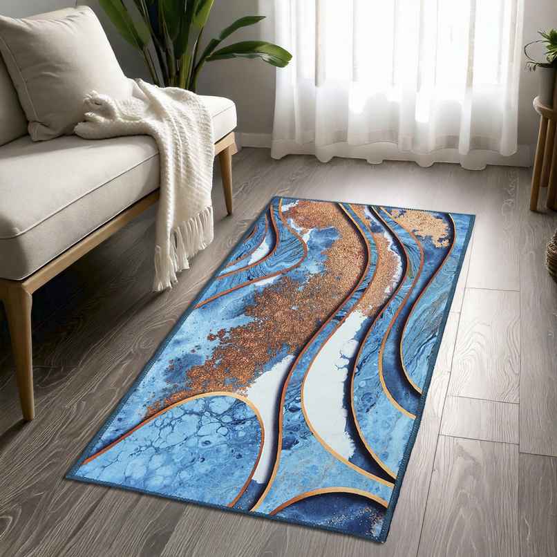 Status Ice Anti-Skid Velvet Mat Runner | 2 Ft x 4 Ft